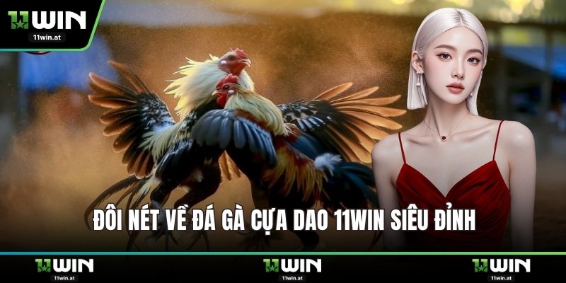 Đôi nét về đá gà cựa dao 11WIN siêu đỉnh